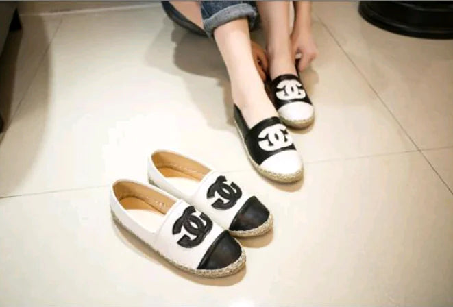 Colorful Rope Edge Flat Shoes, Stylish Fisherman Shoes