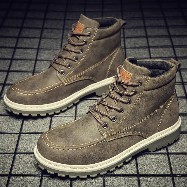 Men's DIY Flat Snow Shoes - Fashionable Winter Style