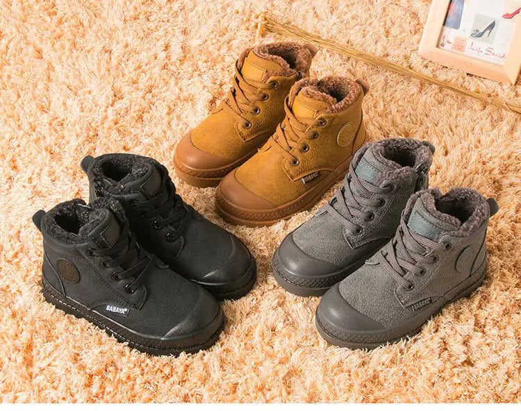 Children's Winter Cotton Martin Shoes
