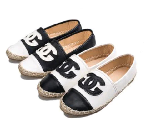 Colorful Rope Edge Flat Shoes, Stylish Fisherman Shoes