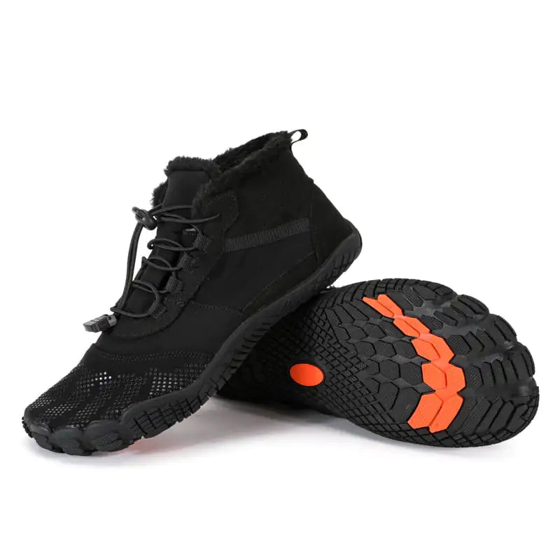 Thick Waterproof Fleece-Lined Hiking Shoes for Winter