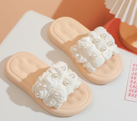 Pearl Shoes, Fur Shoes, Autumn-Winter Footwear