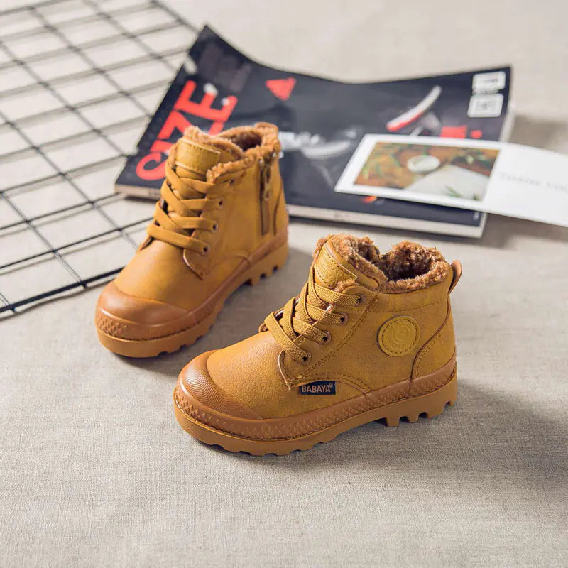Children's Winter Cotton Martin Shoes