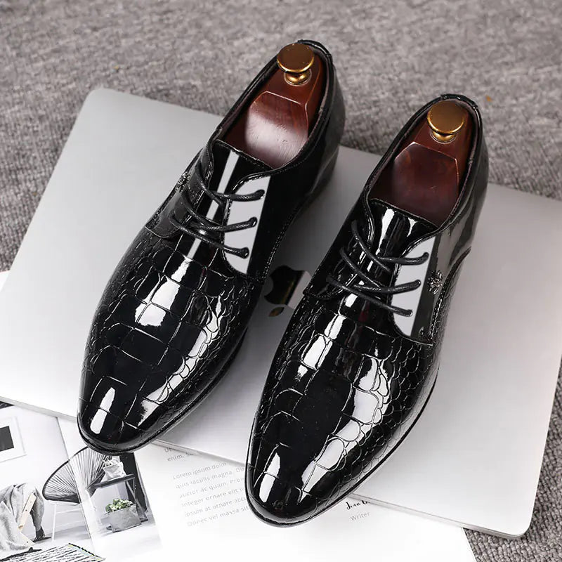 Men's Business Formal Leather Shoes - Winter Style