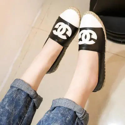 Colorful Rope Edge Flat Shoes, Stylish Fisherman Shoes